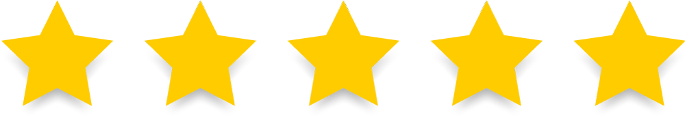 five star rating graphic
