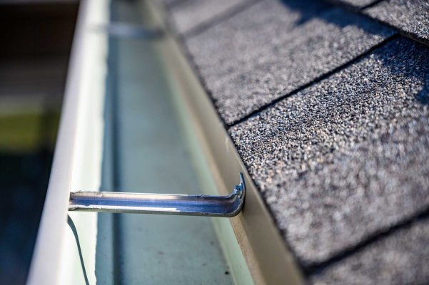 closeup view of the inside of gutters