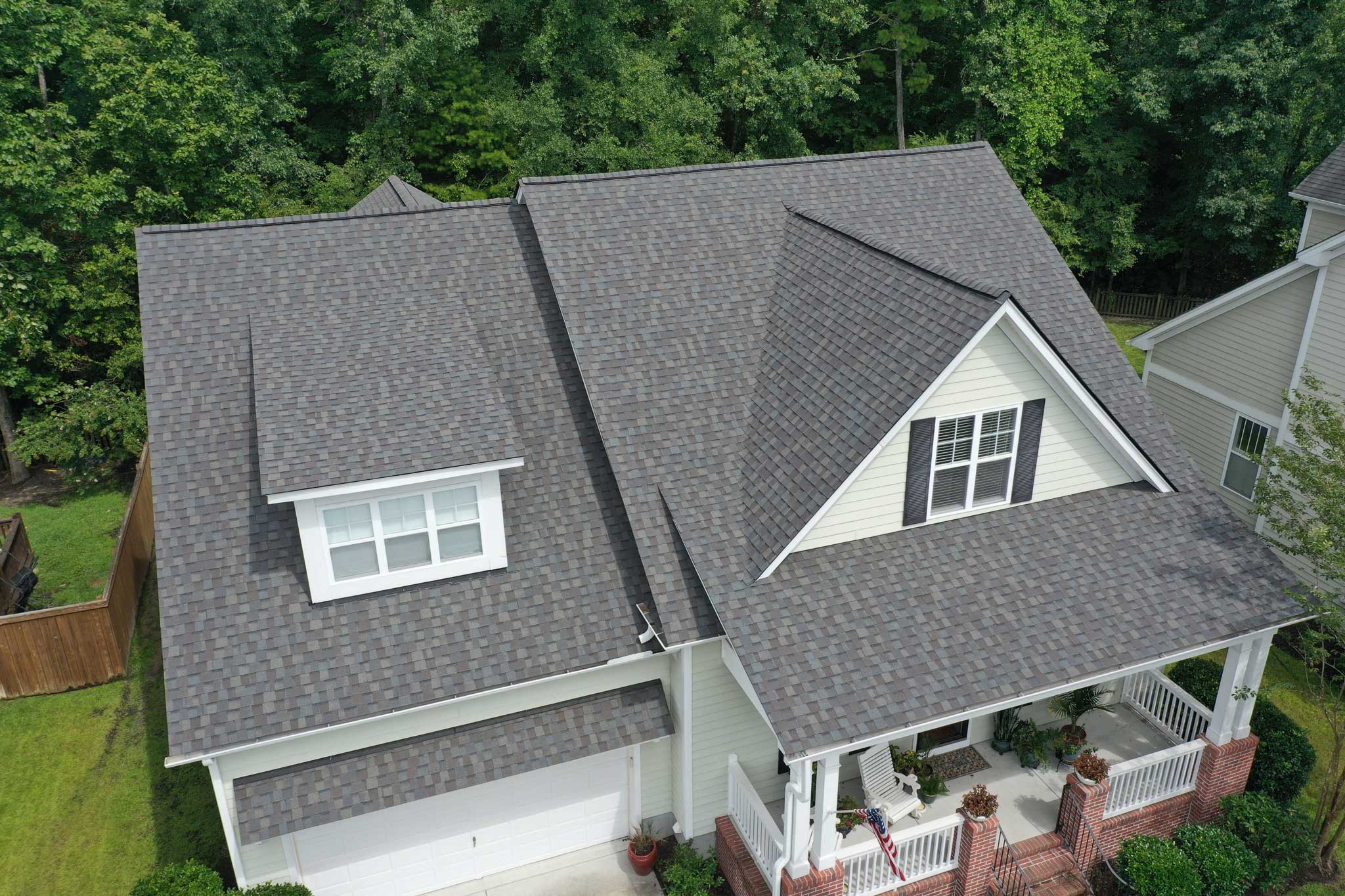 E_After2 aerial view of shingle roof