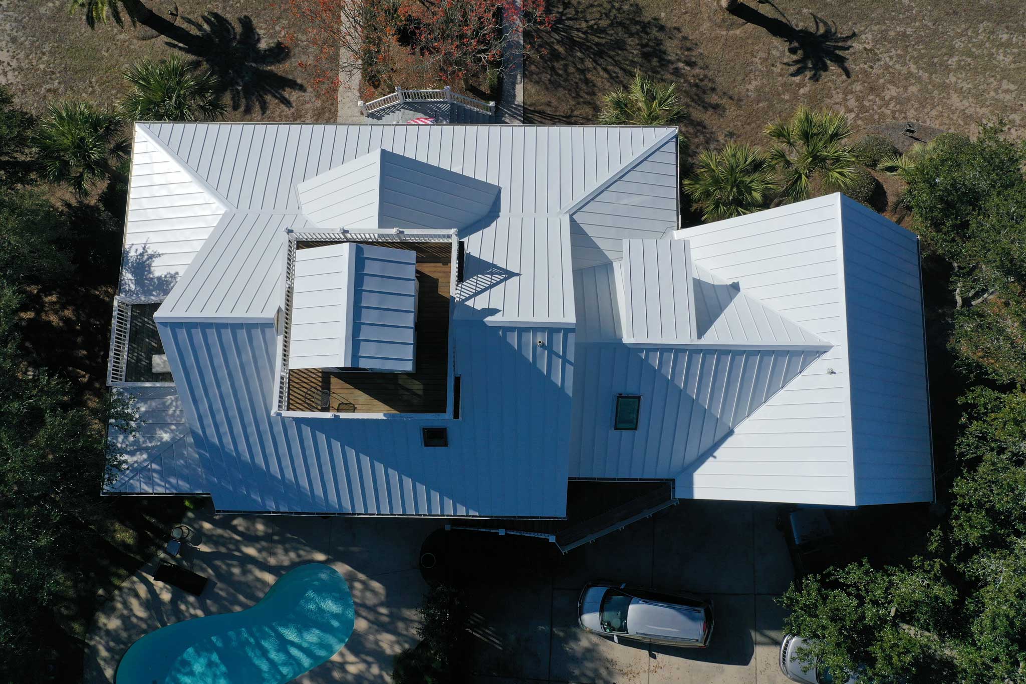 F_After2 aerial view of metal roof