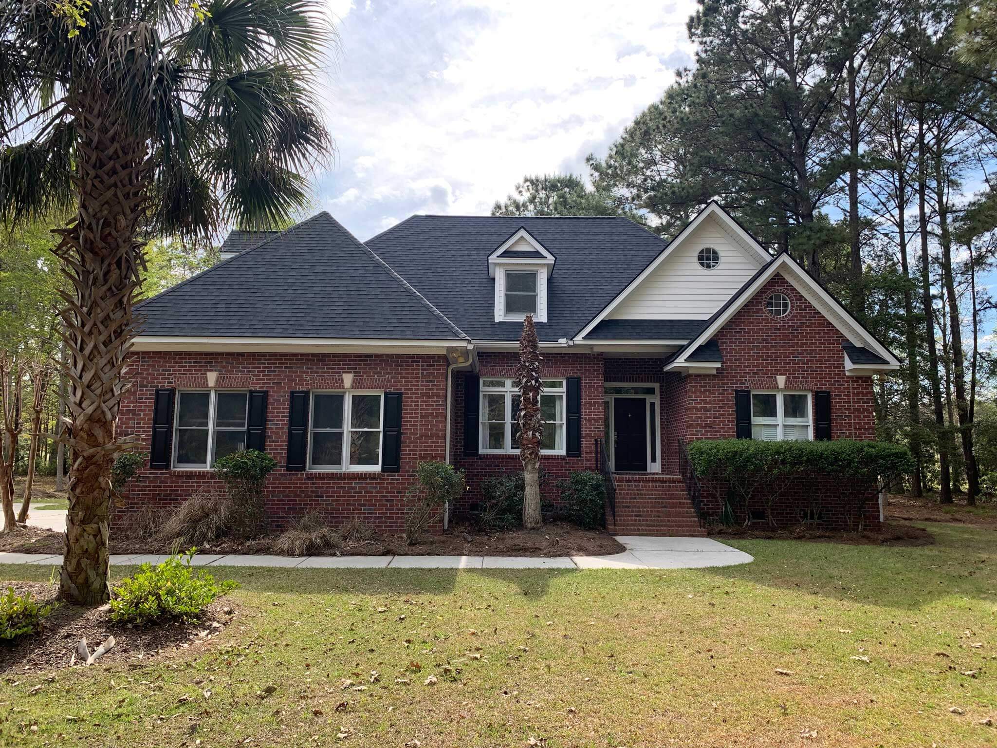 front view of home with new roof